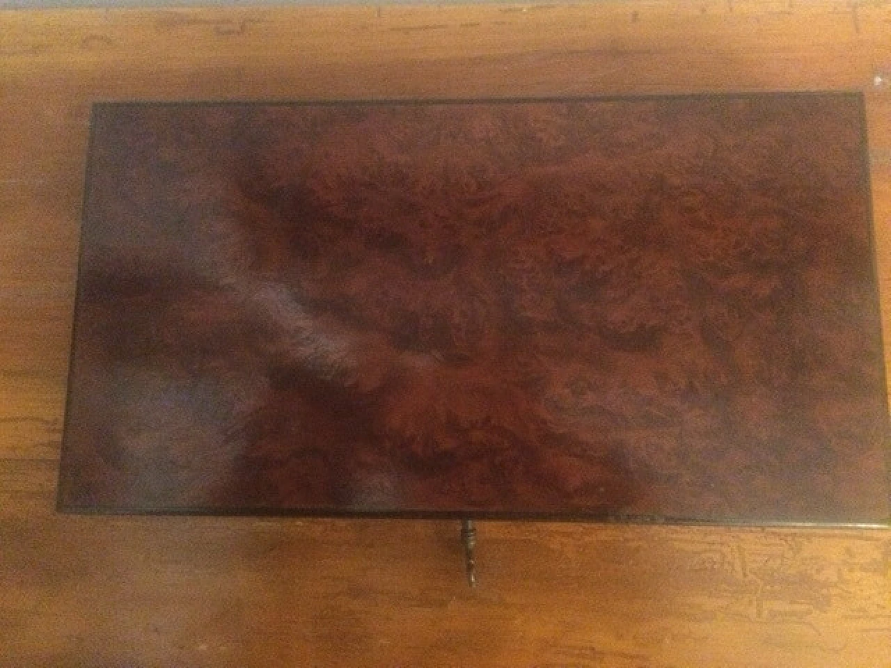 Game box in olive briar, '30s 4