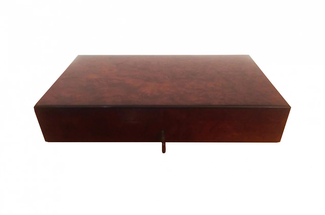 Game box in olive briar, '30s 1