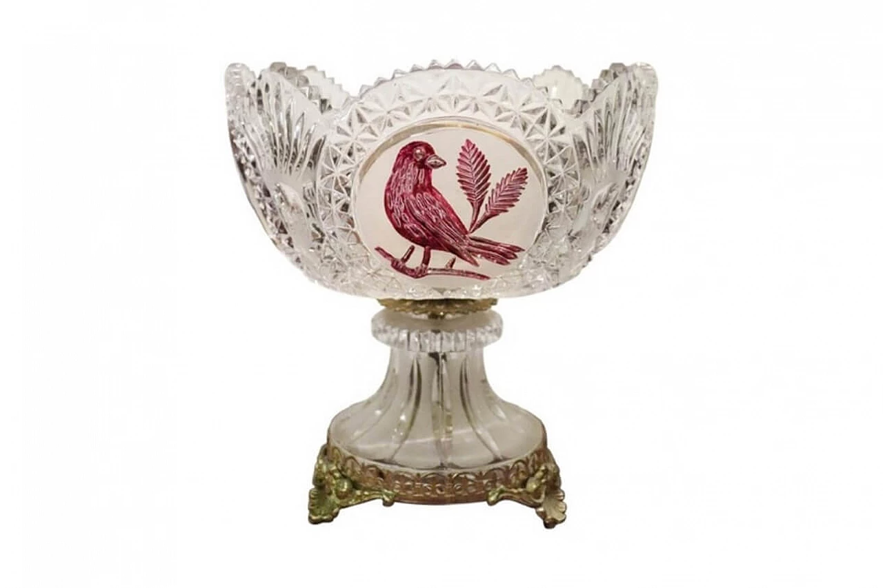 Crystal centerpiece cup early XX century 1
