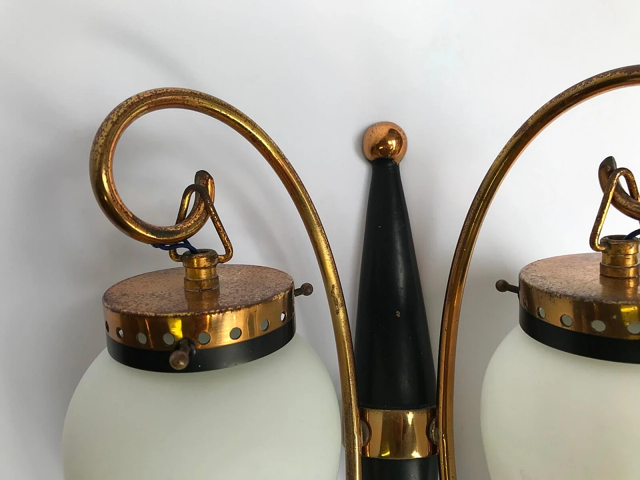 Coppia di applique Stilnovo, anni '50 2