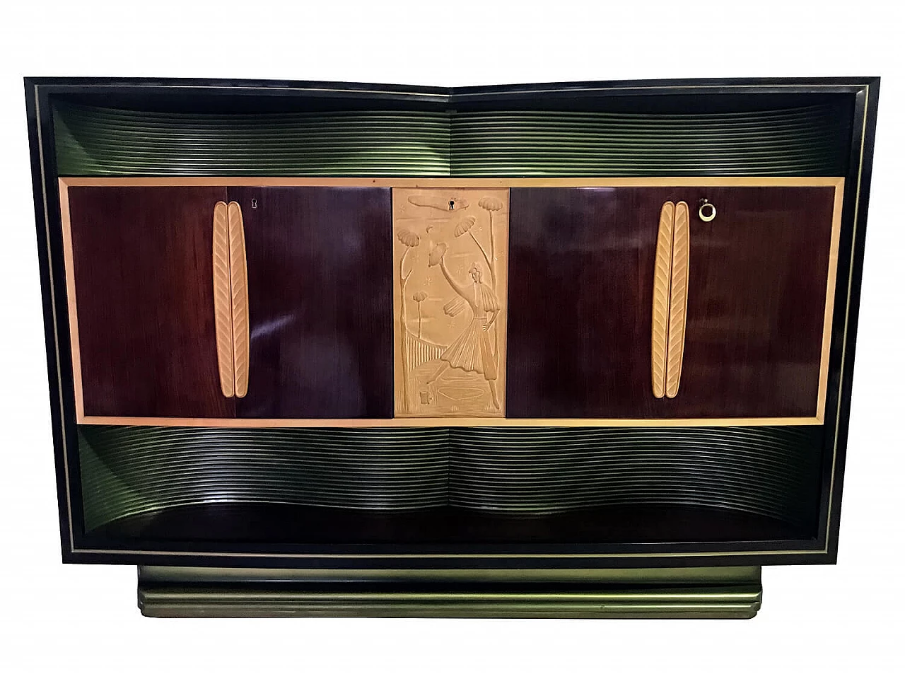 Rosewood sideboard, by Vittorio Dassi, 1950s 1
