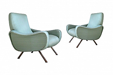 Pair of armchairs Lady by Marco Zanuso for Arflex