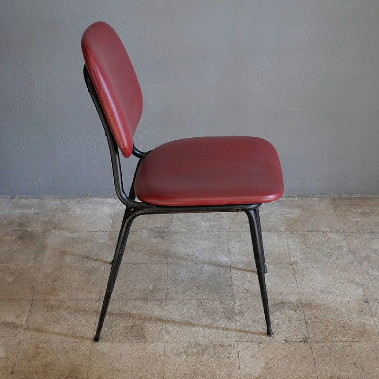 Theatre chairs from the 60s, eco-leather seat 2
