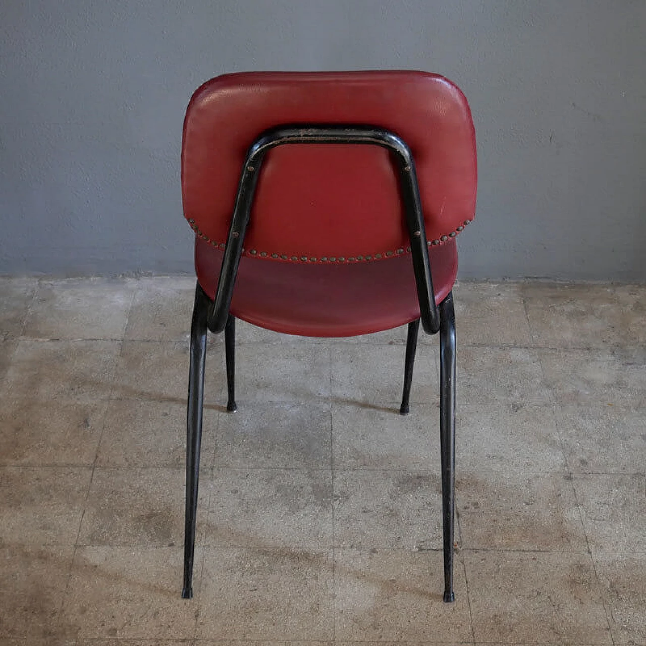 Theatre chairs from the 60s, eco-leather seat 5