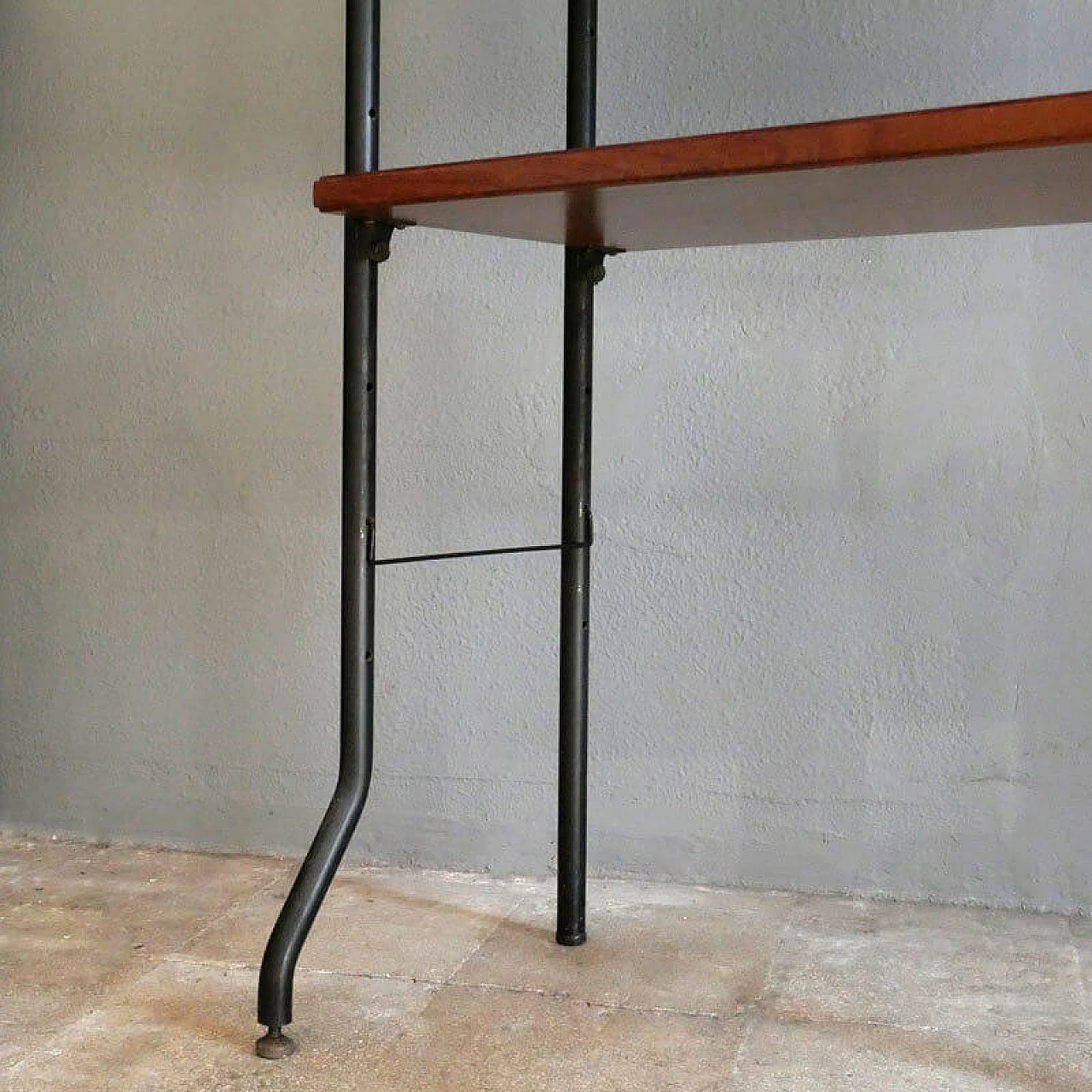 Libreria  svedese impiallacciata in teak, anni '60 7