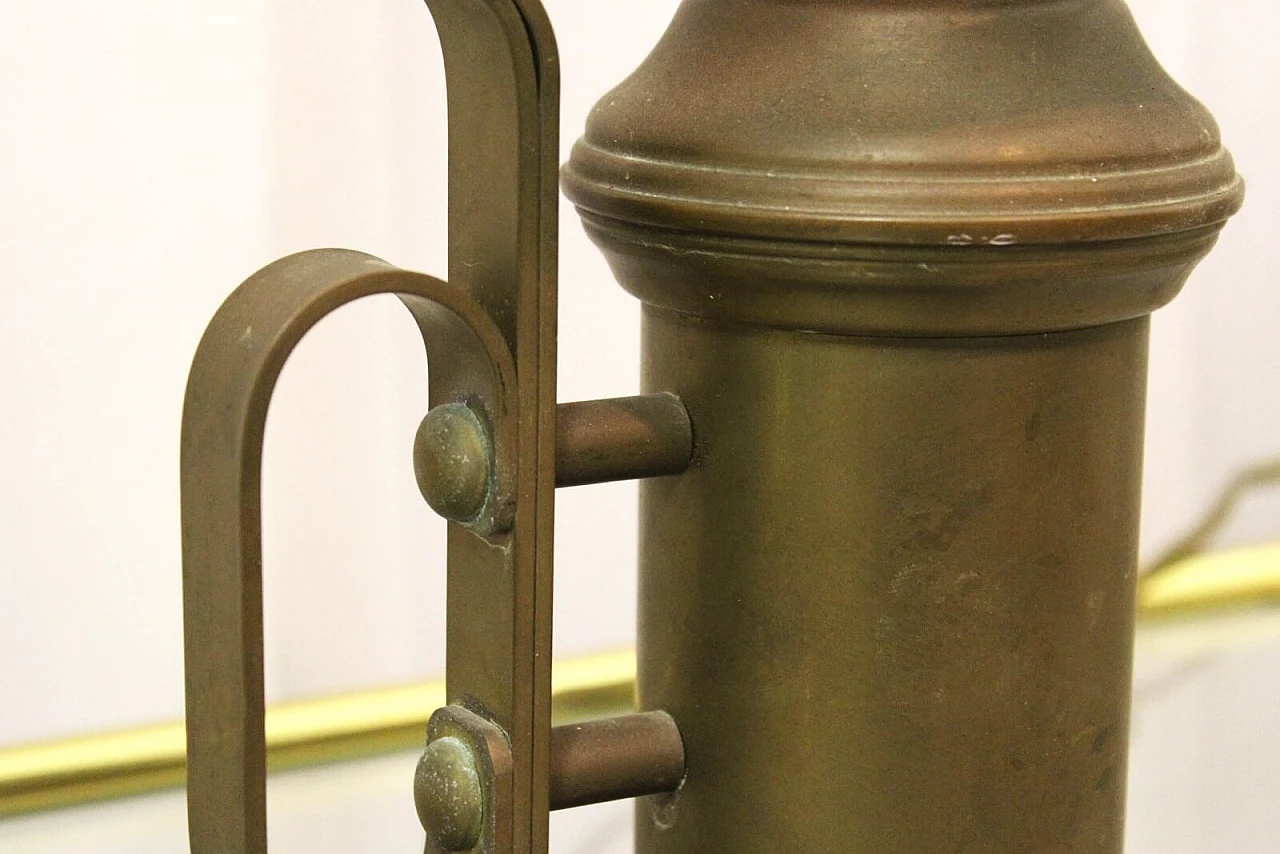 Brass table lamp, Italy, 50s 5