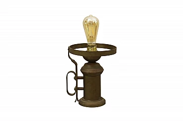Brass table lamp, Italy, 50s