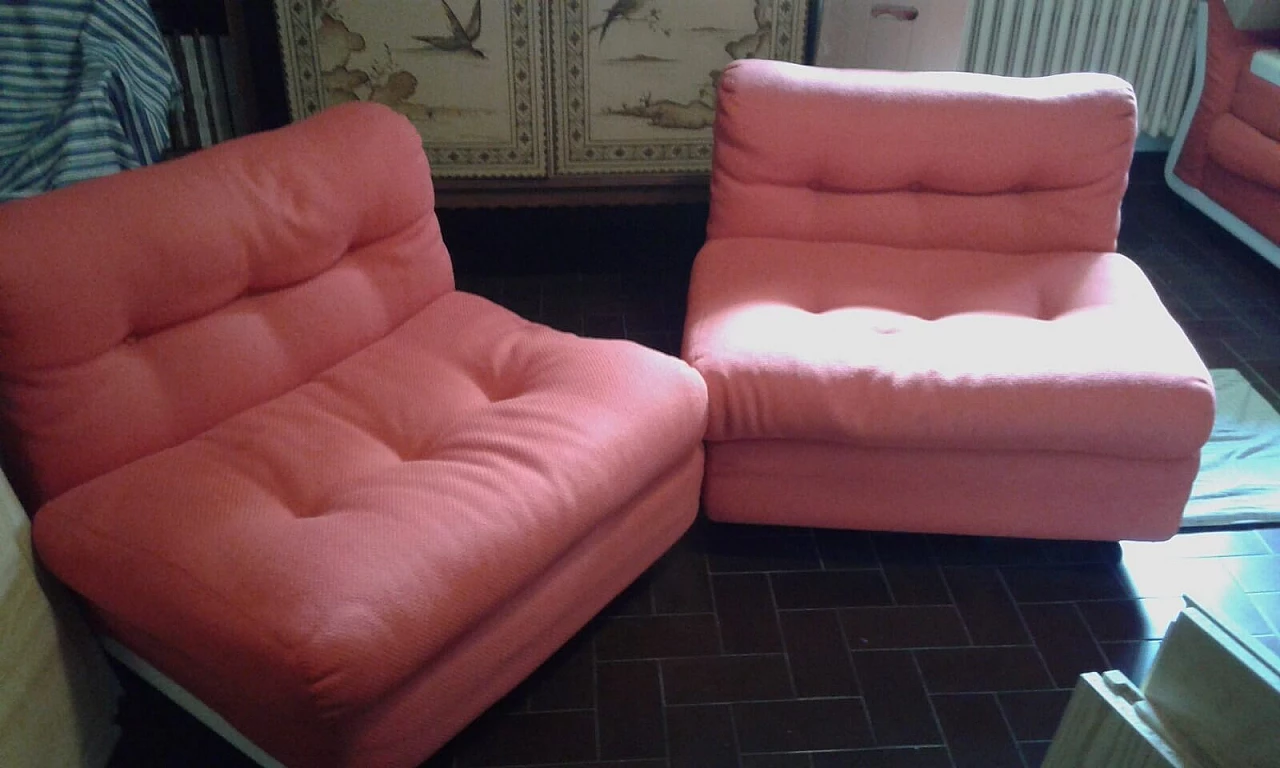 Set of 4 Amaranta armchairs by Mario Bellini for C&B Italia 3