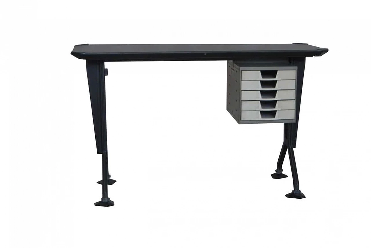 BBPR Dattilo metal desk by Olivetti, Italy, 1960s 1