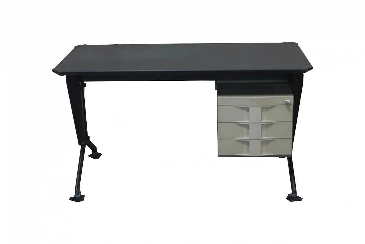 BBPR metal desk by Olivetti, Italy, 1960s 1