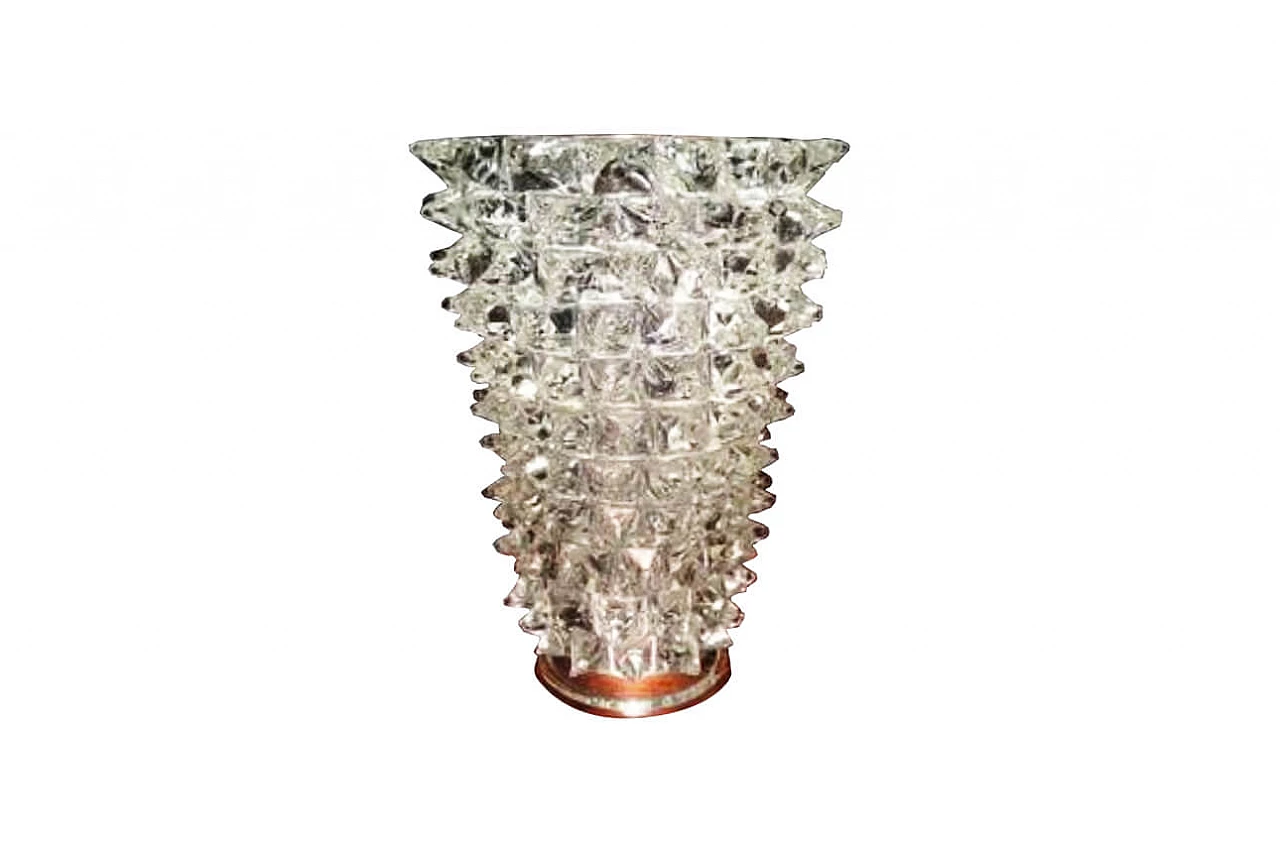 Murano glass vase by Barovier and Toso from the 40s 1