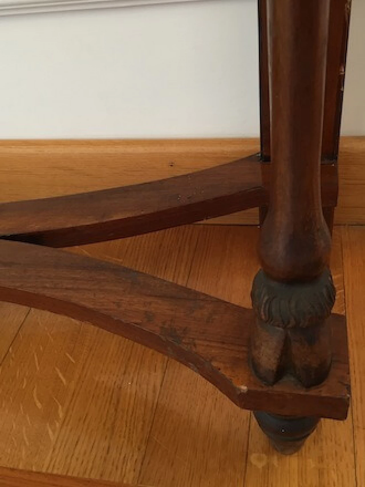 Consolle Impero a tre cassetti, fine '800 6