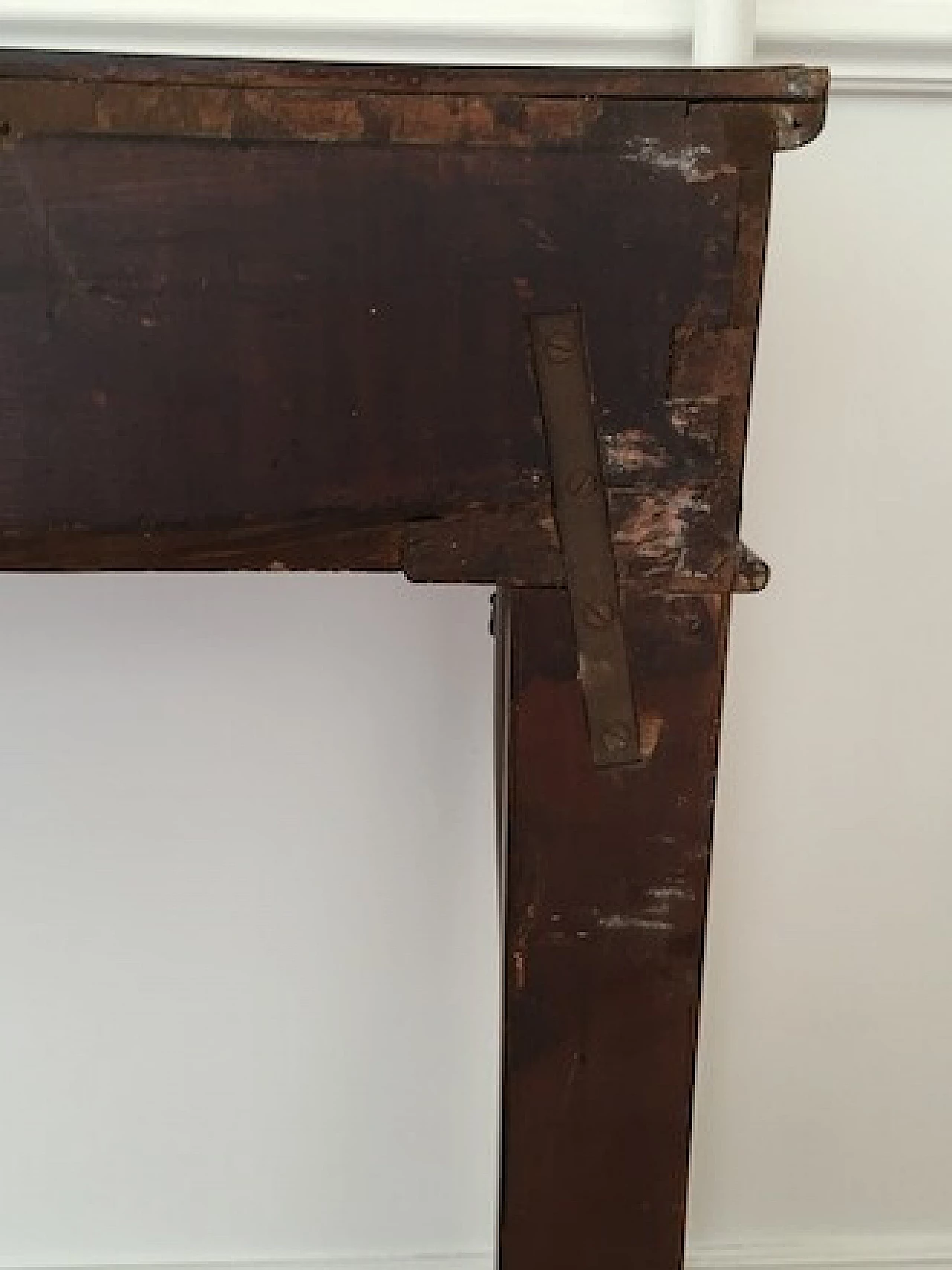 Consolle Impero a tre cassetti, fine '800 9