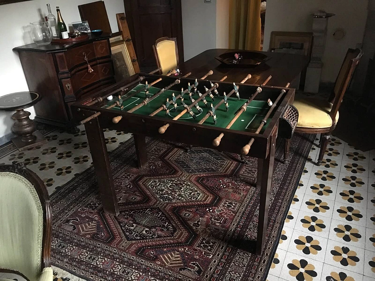 Calcetto in legno anni 20/30 2