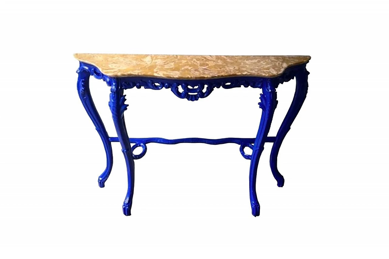 Lacquered Baroque Console 1