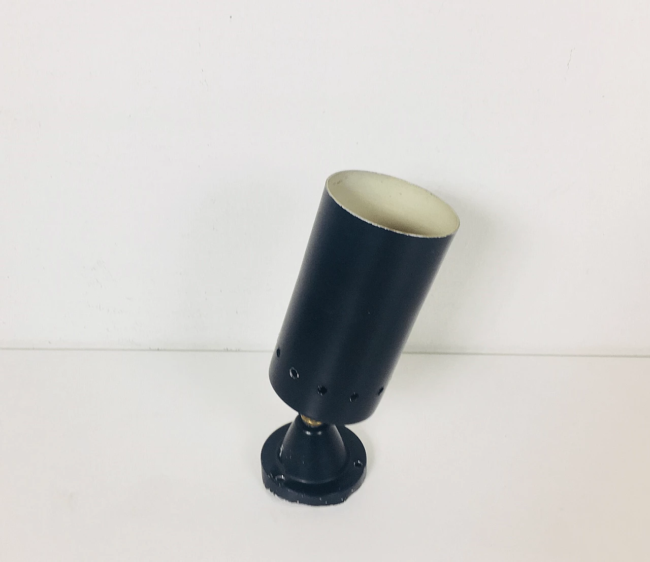 Black wall lamp, Italy, 50s 4