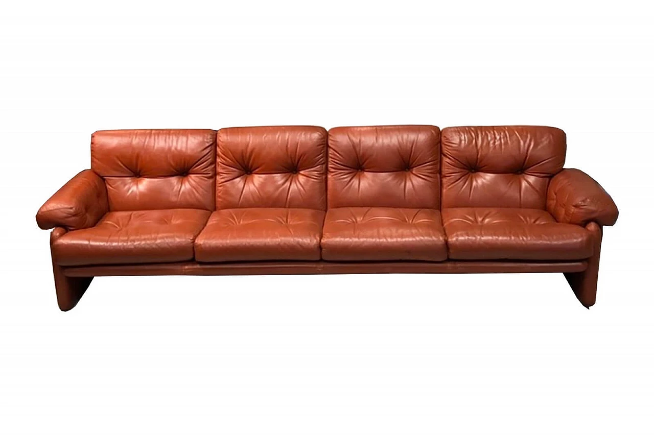 Divano 4 posti "Coronado" Afra e Tobia Scarpa per B&B, 1966 1