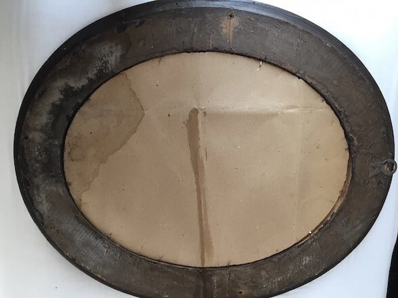 Specchio tondo in legno primi '900 9