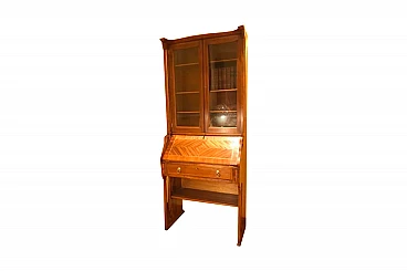 Liberty bureau bookcase in mahogany with flap desk, early 20th century