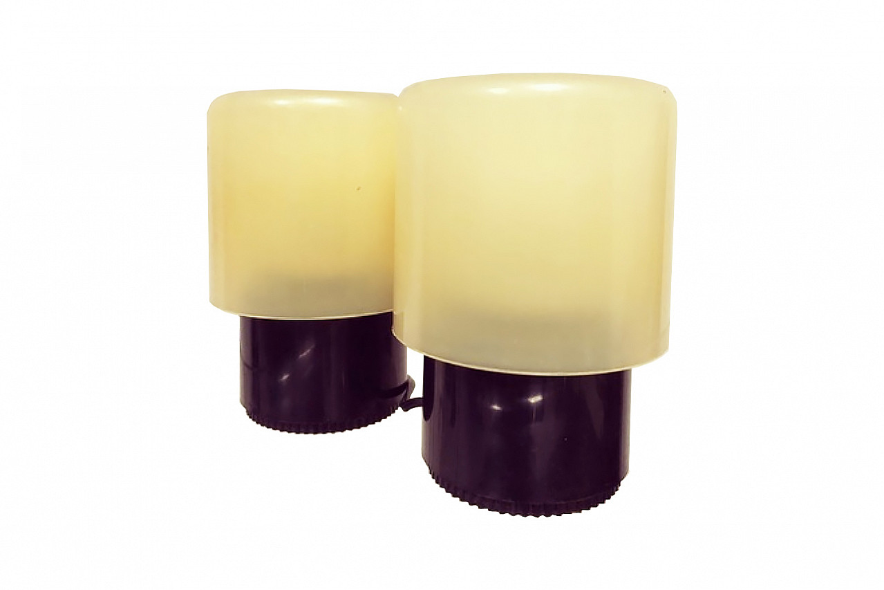 2 "Tic Tac" lamps by Giotto Stoppino for Kartell, 1970 1