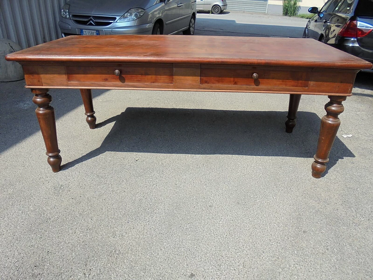 Grande tavolo in legno di Ciliegio 7