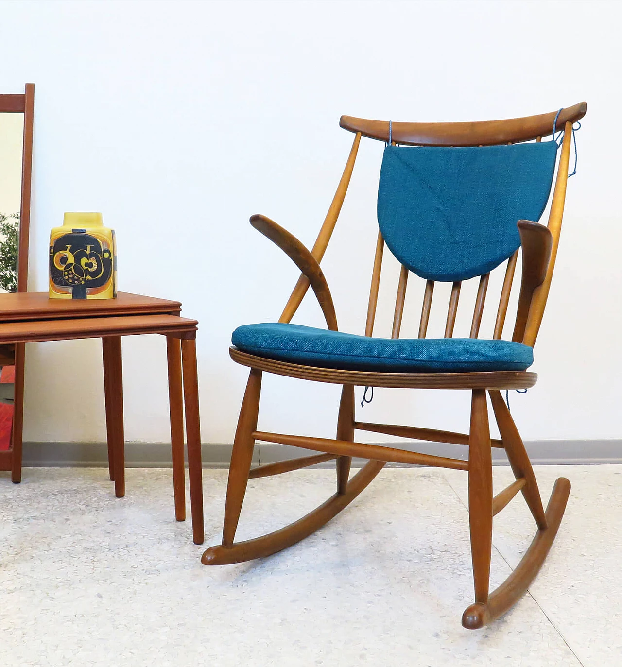 Danish rocking chair '60s design Illum Wikkelsø 10