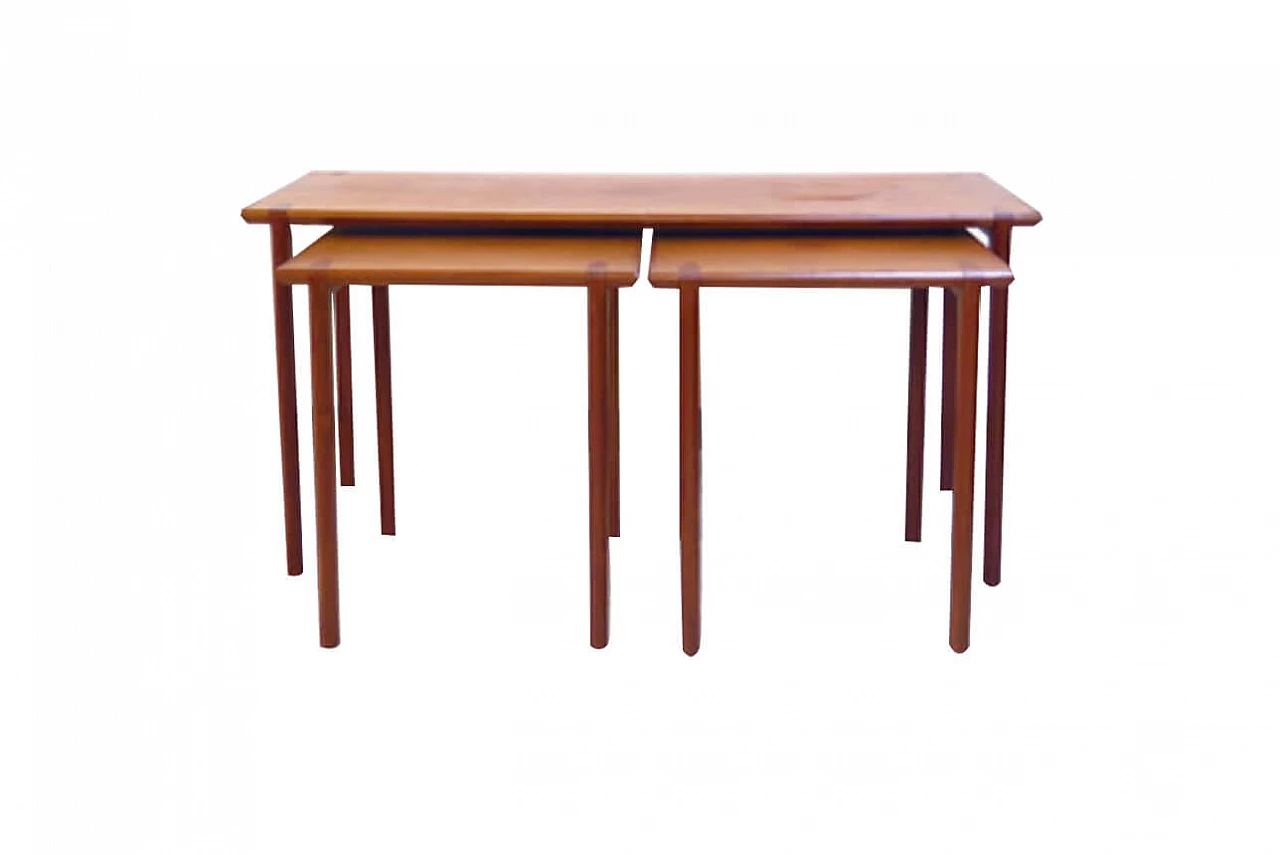Danish teak coffee table set '60s design Kurt Østervig 1