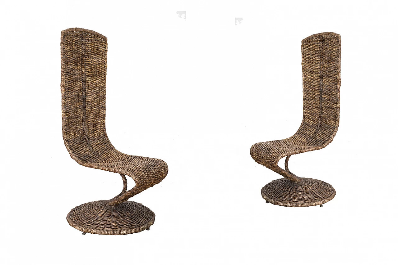 Poltrone  vintage design Marzio Cecchi, anni '70 1