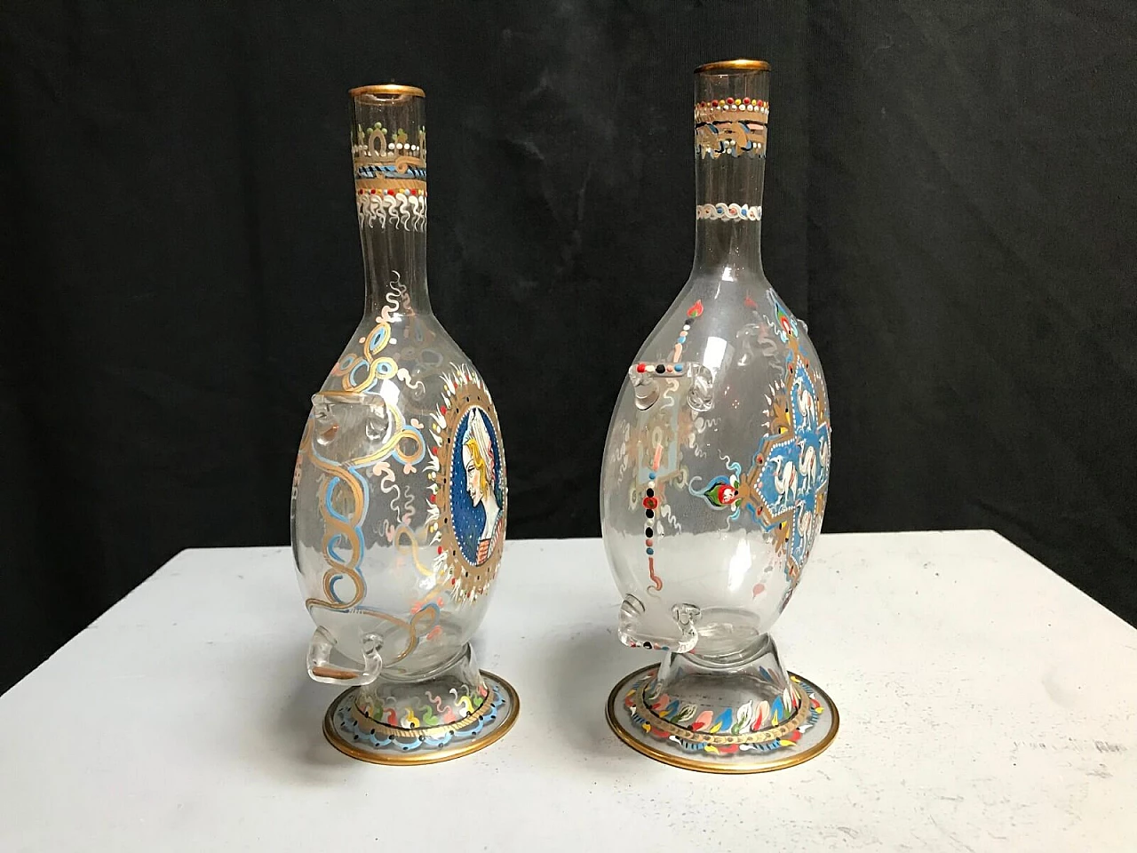 Pair of Murano glass bottles, early '900 9