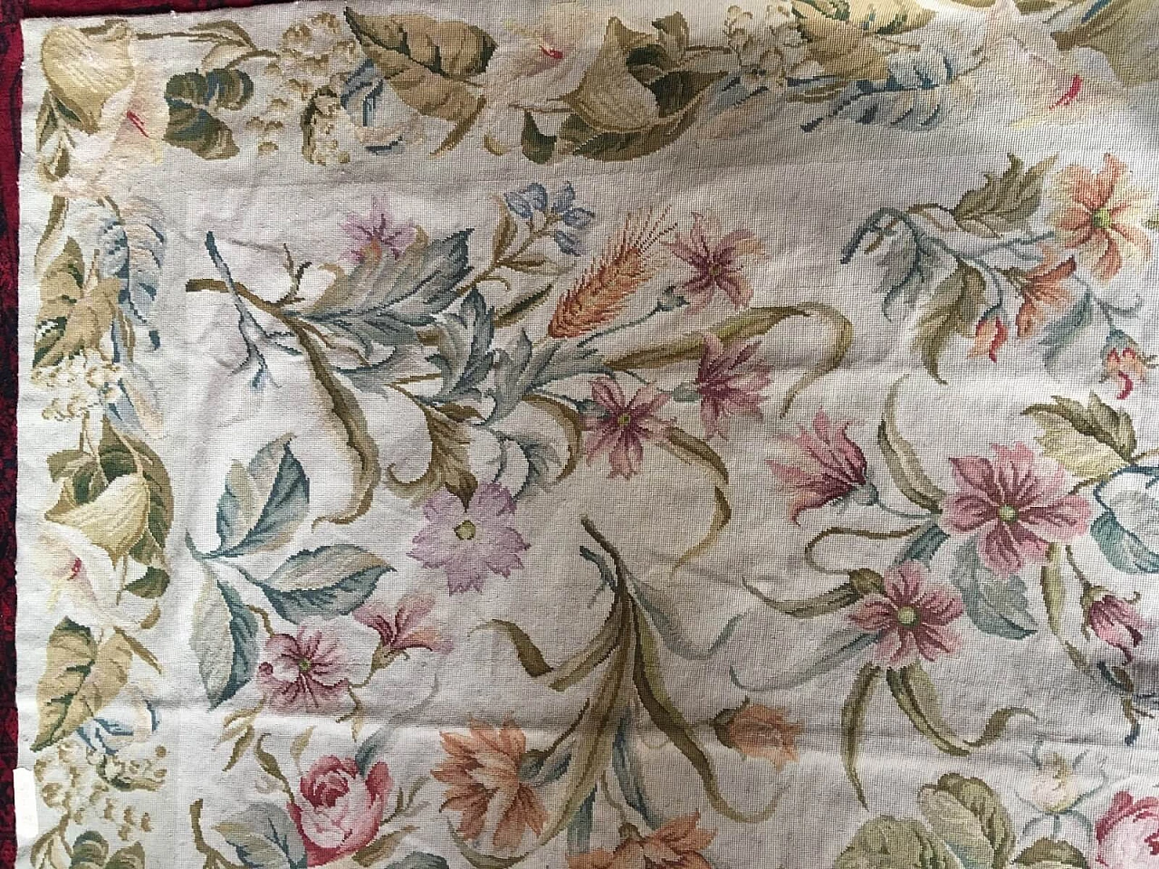 Aubusson floral carpet 3