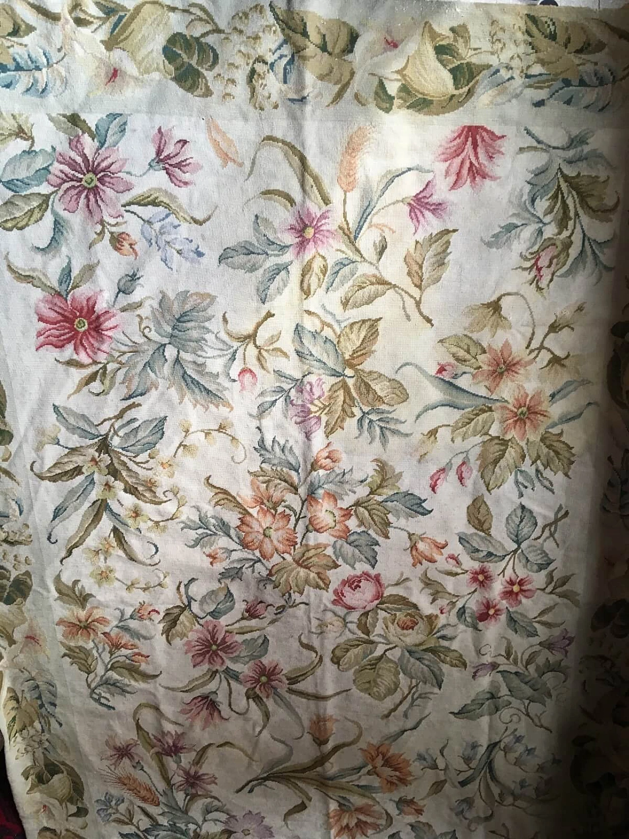 Aubusson floral carpet 5