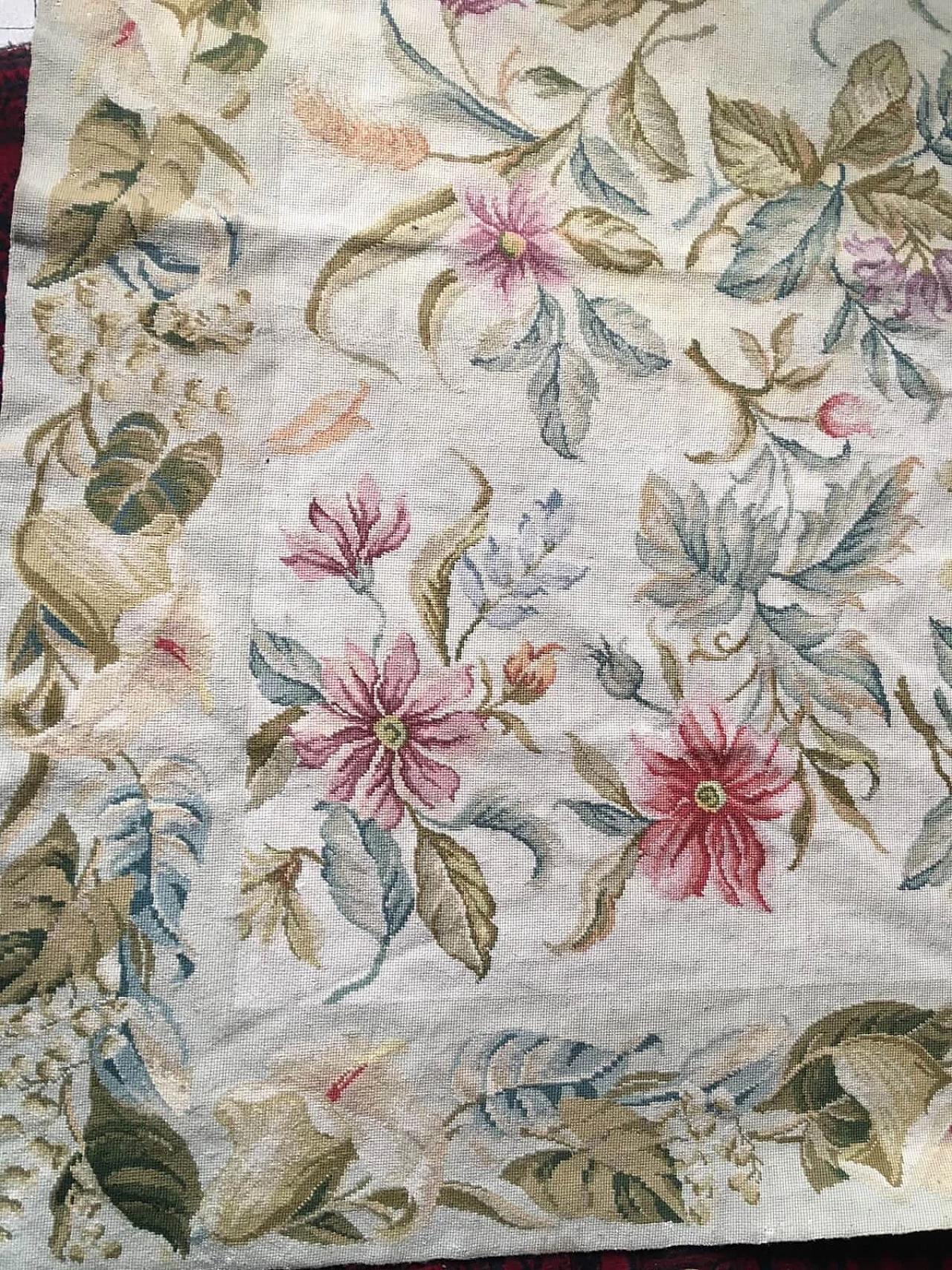 Aubusson floral carpet 6