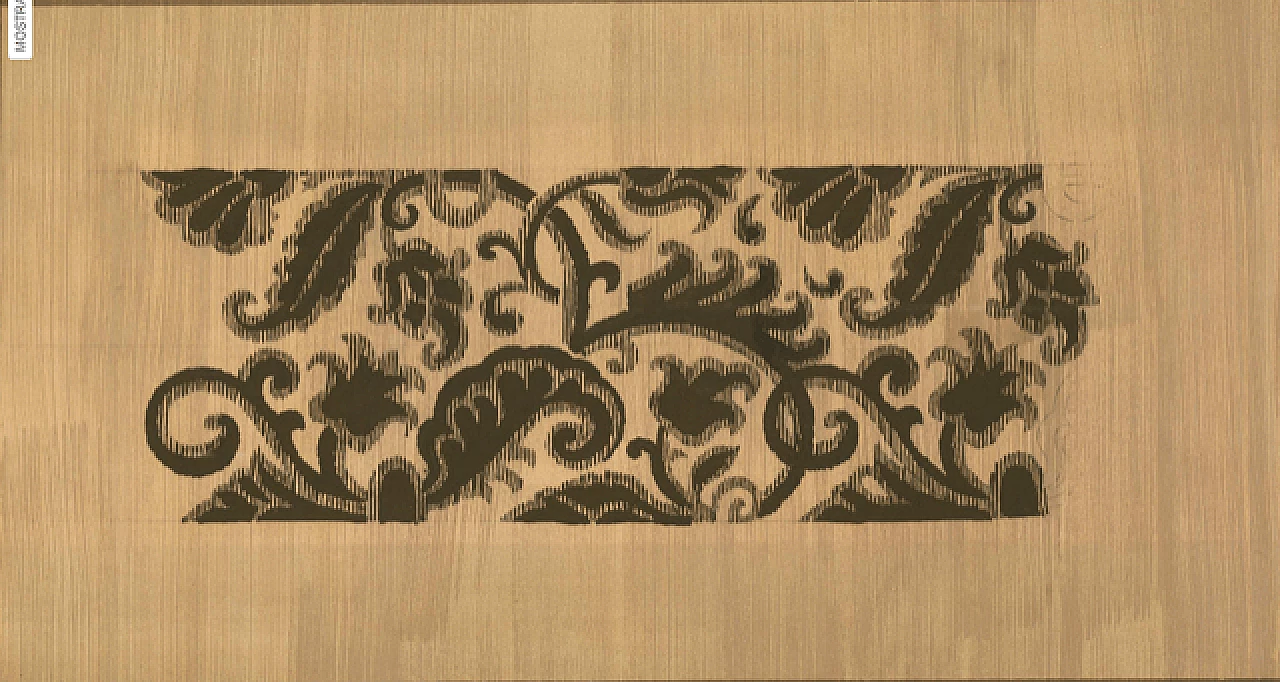 Pair of fabric designs by Carlo Badiali for JSA 2