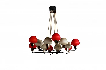 Stilnovo chandelier, Italy, 60s