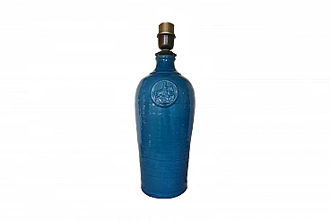 Frescobaldi blue bottle light, Italy, 60s