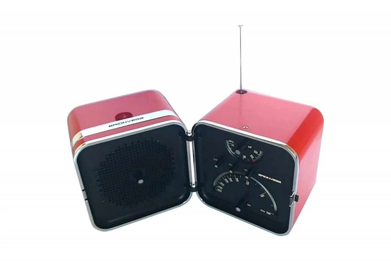Radio TS 502 Brionvega, disegnata da Zanuso e Sapper, 1964 1