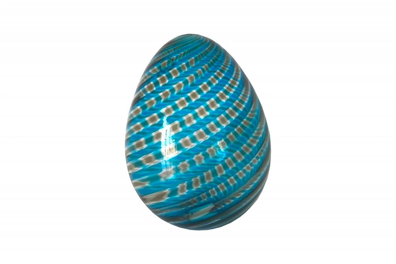 Murano Glass Egg, Venini, 1984 1