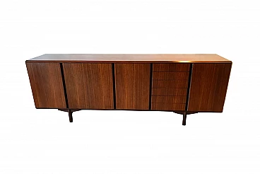 Rosewood sideboard or credenza attributed to Franco Albini, Italy, 1960s
