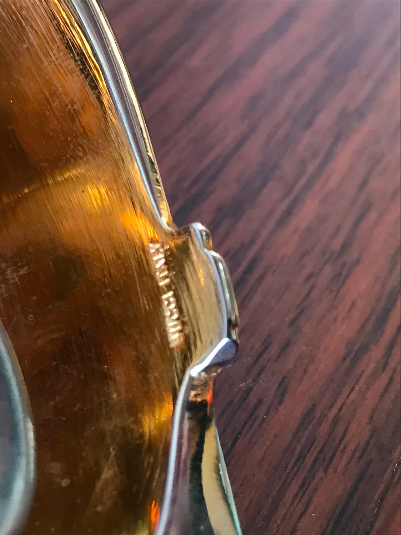 Vintage Gucci bottle opener, chrome-plated metal cap-shaped 5