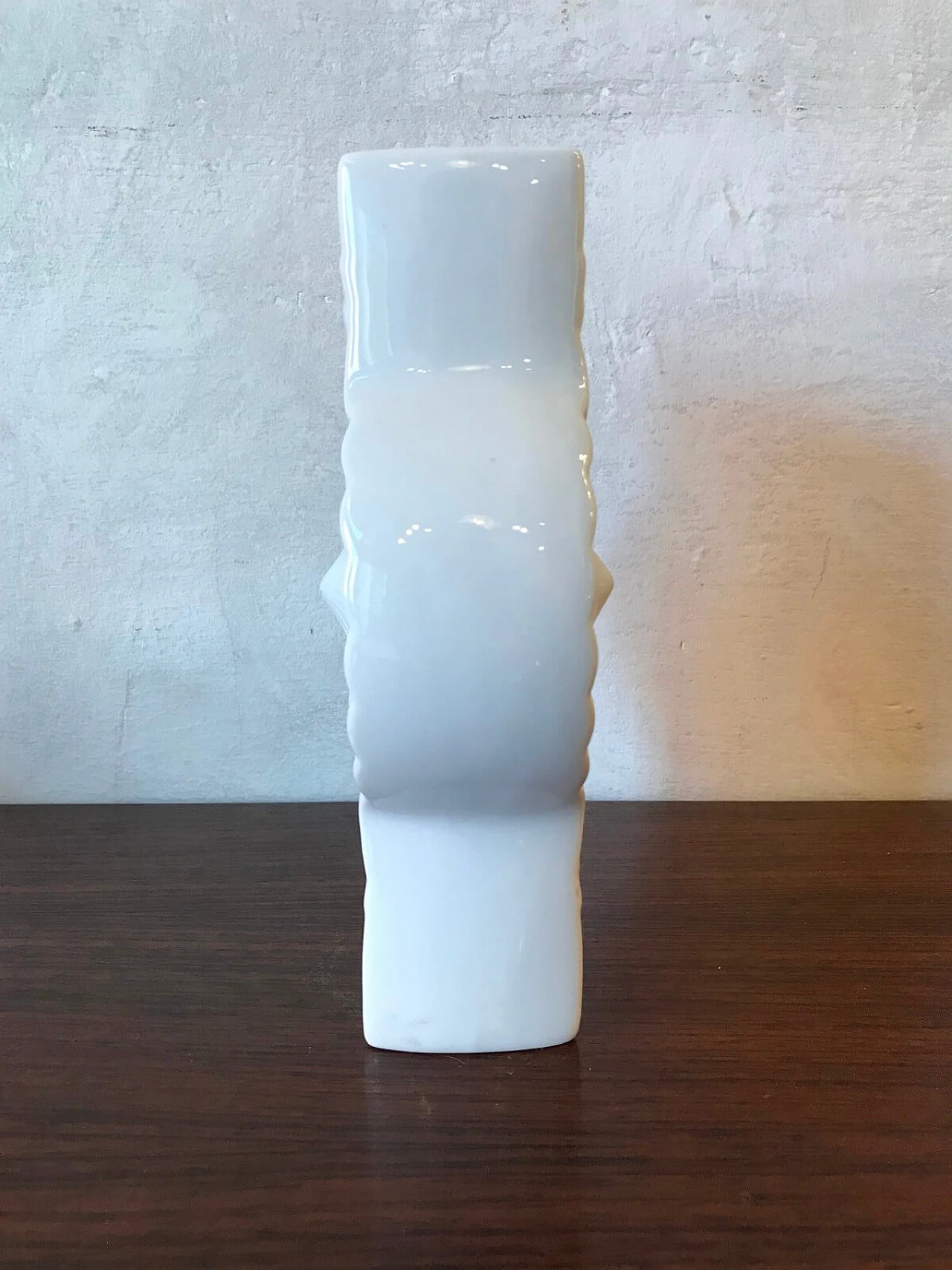 German Rhunpfalo porcelain vase in white porcelain 4