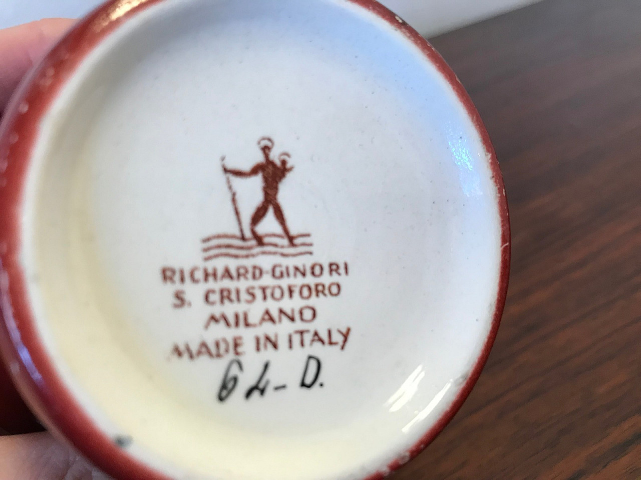 Richard Ginori Cup Vase of San Cristoforo '60s 5