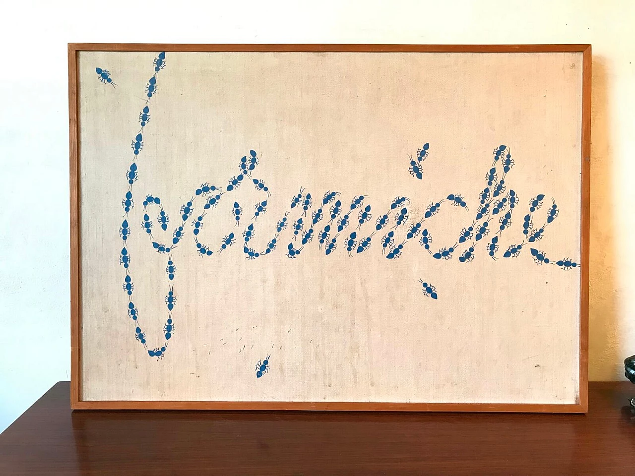 Coppia di quadri di Marilia Rossi tema formiche 2