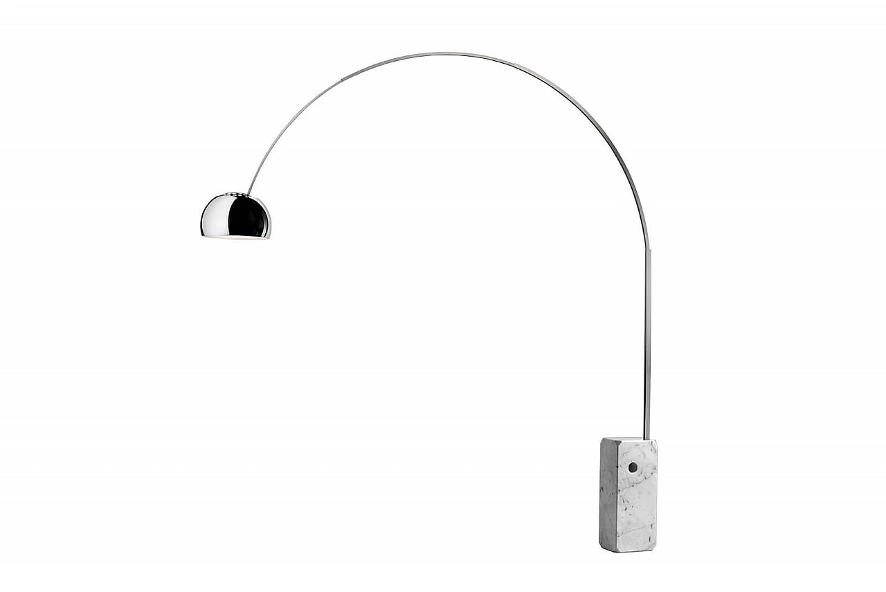 Arco floor lamp by Achille and Pier Giacomo Castiglioni for Flos, 1962 1