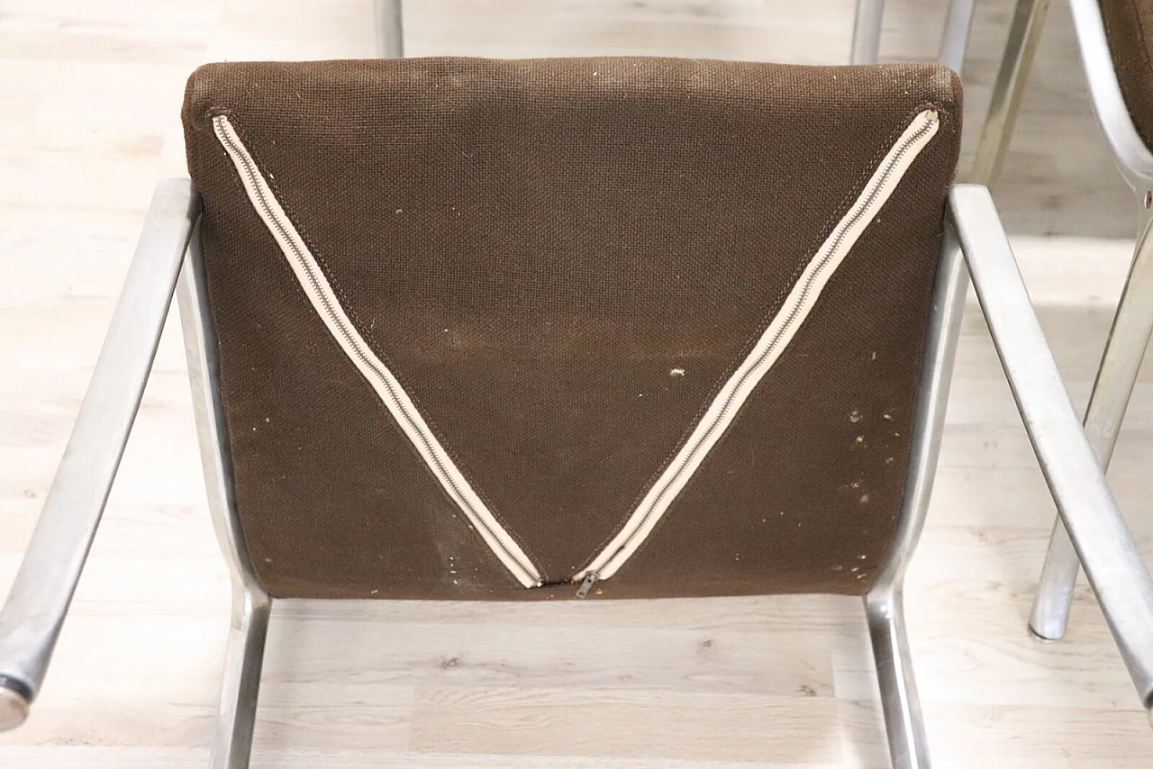 Set di sei sedie design stile Osvaldo Borsani, anni '70 10