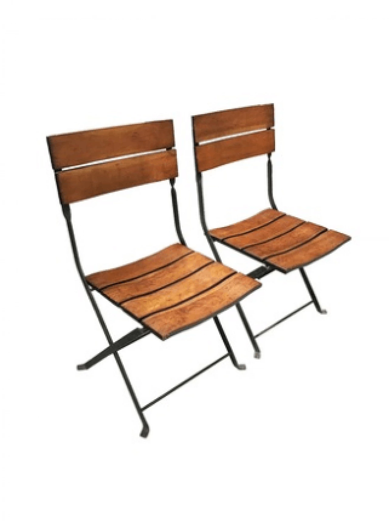 Coppia di sedie da esterno, anni '50 1