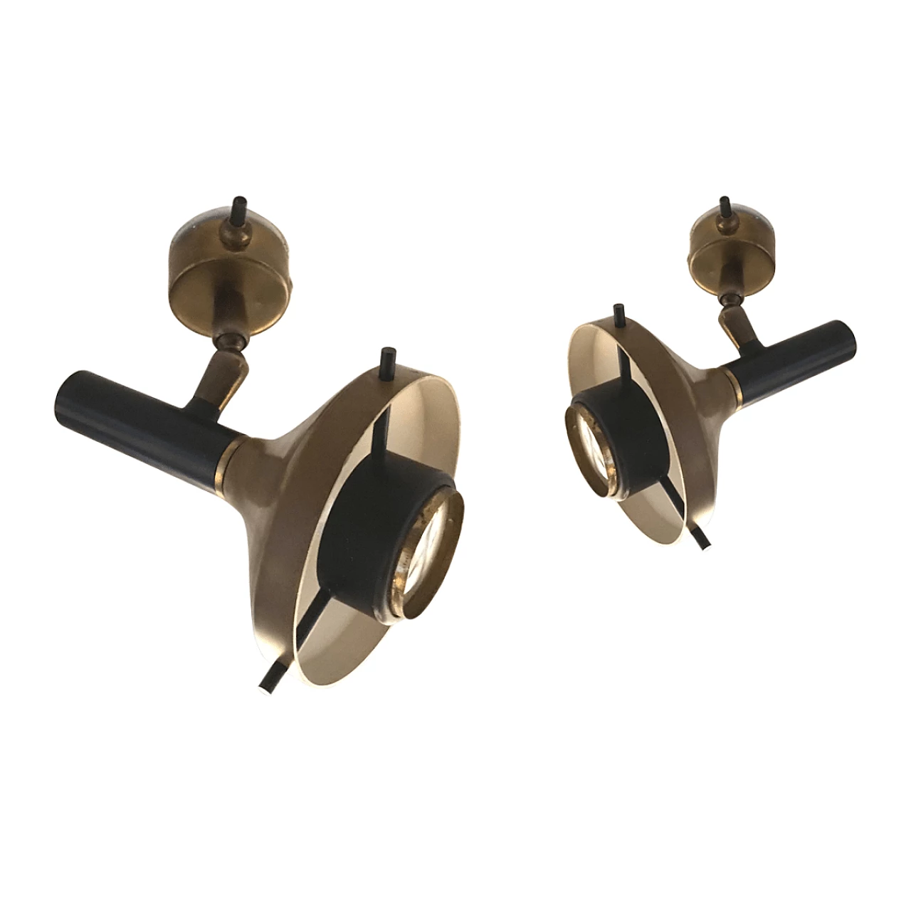 Pair of 553 wall lights by Oscar Torlasco for Lumi, Italy, 50s 1060260