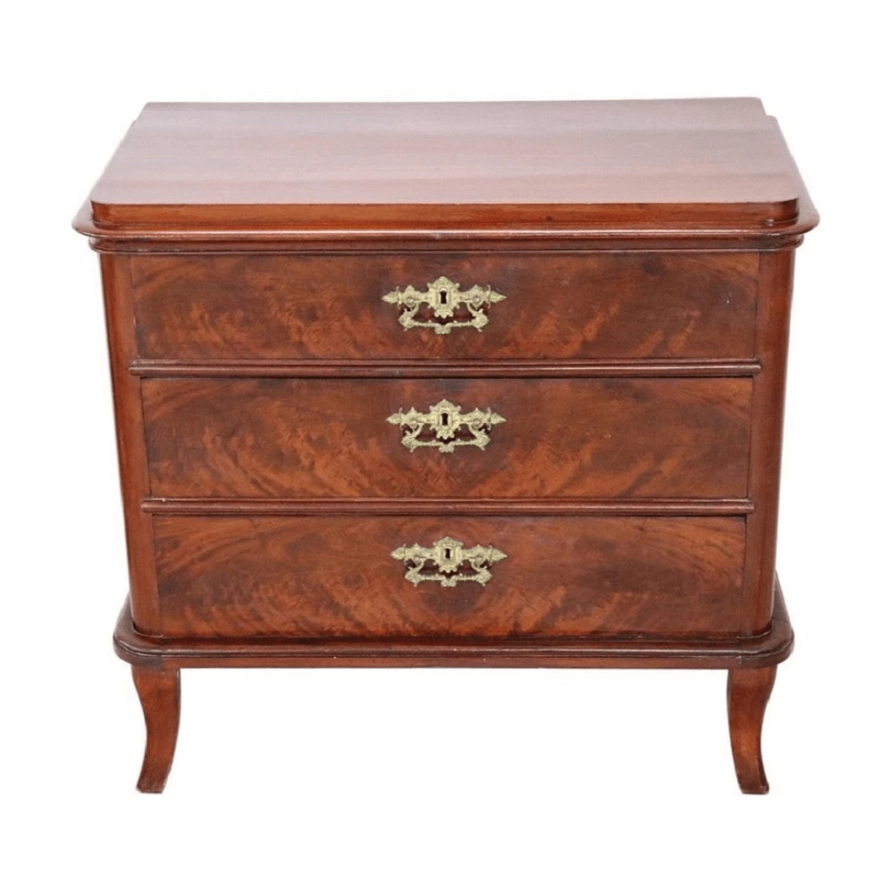 Antique mahogany chest of drawers in English taste XIX century 1060934