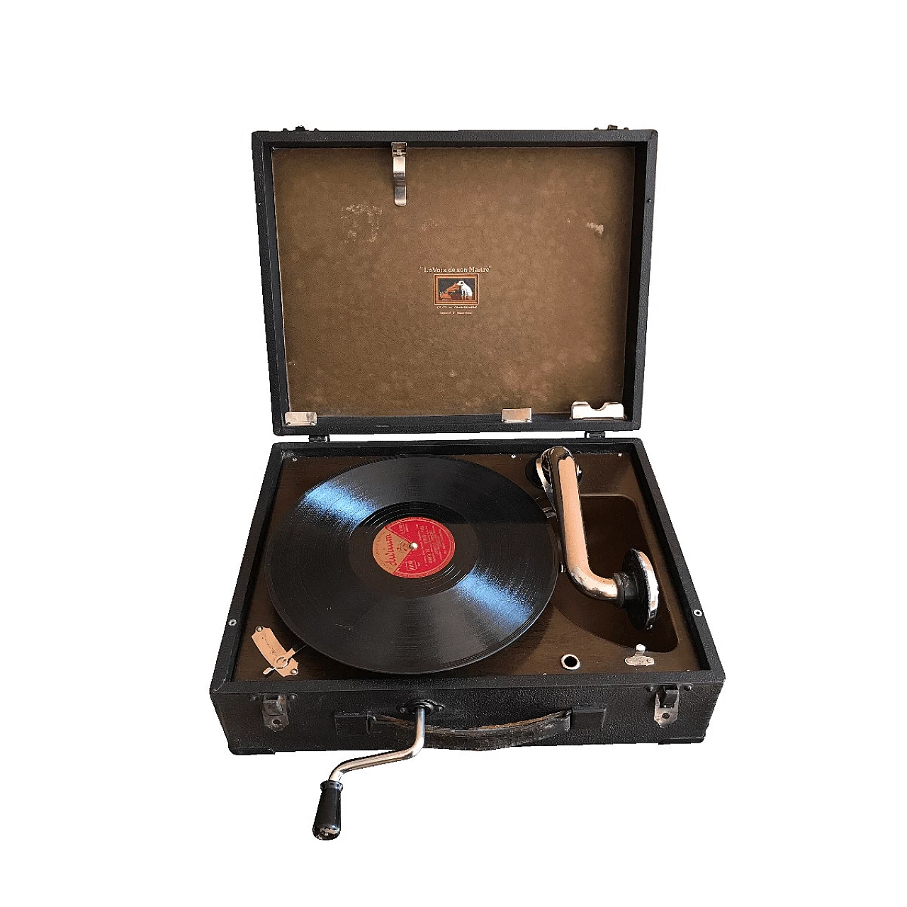 Gramophone in a briefcase "His master's Voice"  from the 30s 1061052