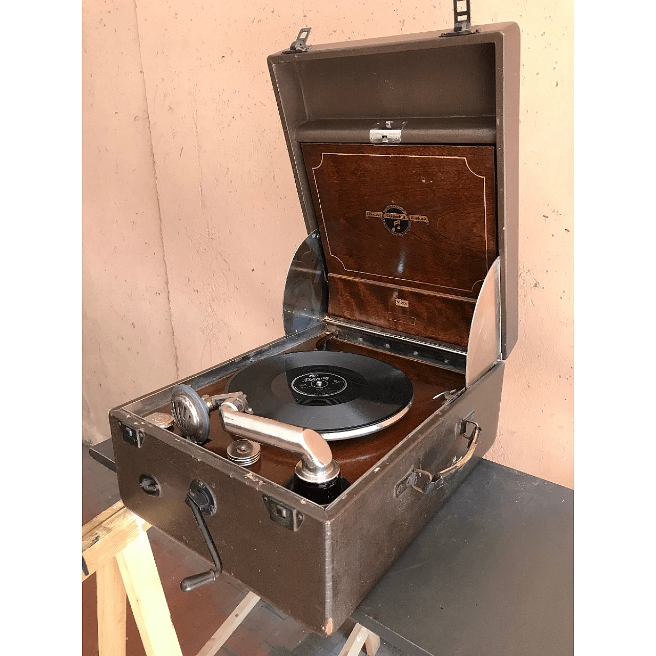 Grammofono Columbia Grafonola Modello 220 Anni '20 1061059