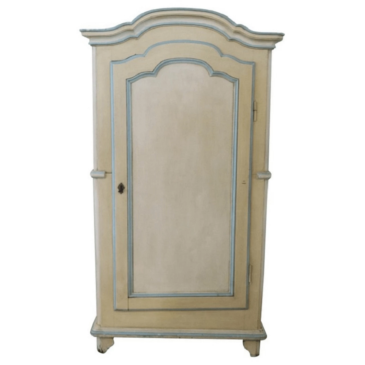 Armadio antico barocco piemontese Luigi XIV in pioppo laccato, '600 1061167